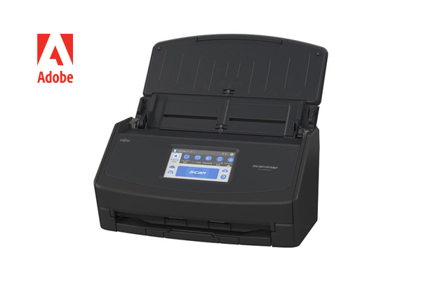 ScanSnap iX1600(ブラック)Adobe®Acrobat®Pro DC 1年間ライセンス付き